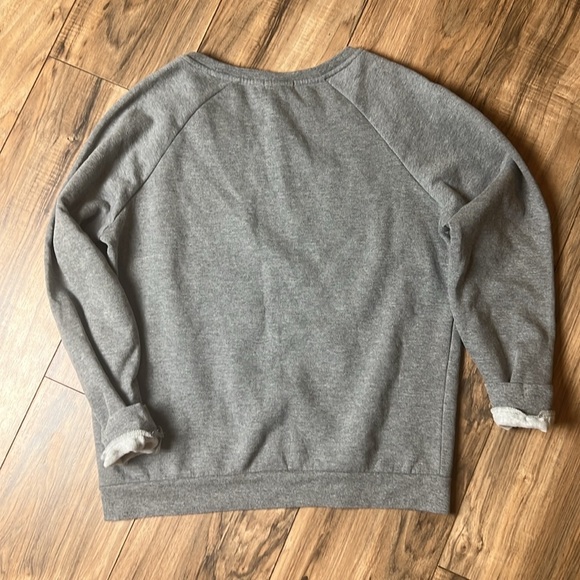 Mitchell & Ness NBA Hardwood Classics Houston Rockets Sweatshirt Gray Size L - Picture 5 of 7